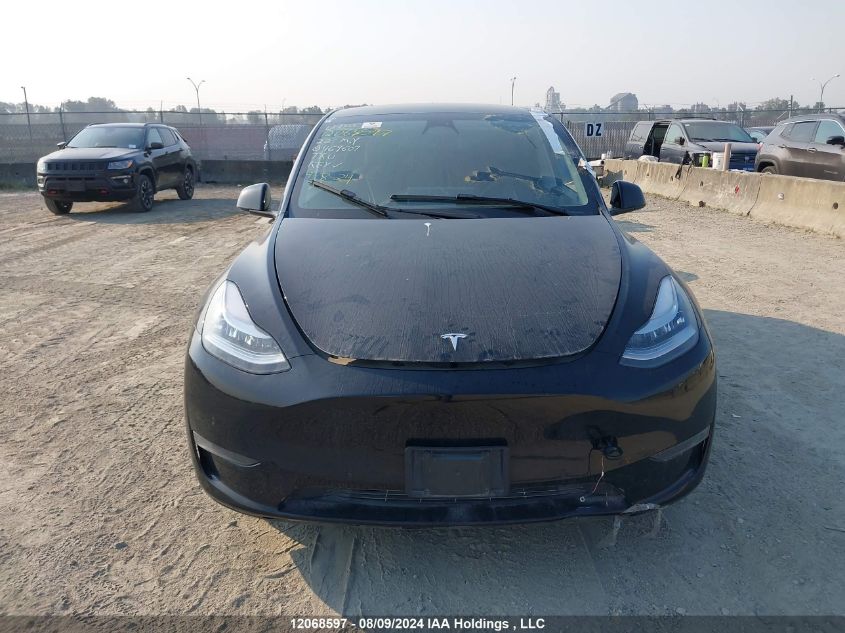 2022 Tesla Model Y VIN: 7SAYGDEE5NF469607 Lot: 12068597