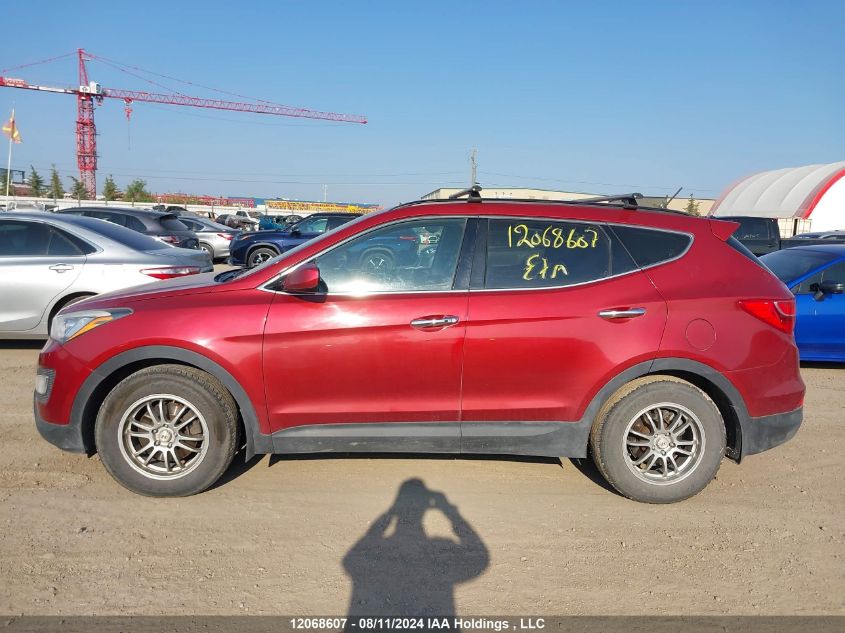 2013 Hyundai Santa Fe Sport VIN: 5XYZU3LA6DG002742 Lot: 12068607