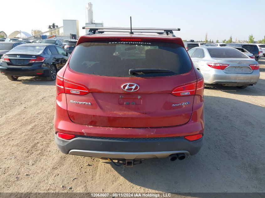 2013 Hyundai Santa Fe Sport VIN: 5XYZU3LA6DG002742 Lot: 12068607