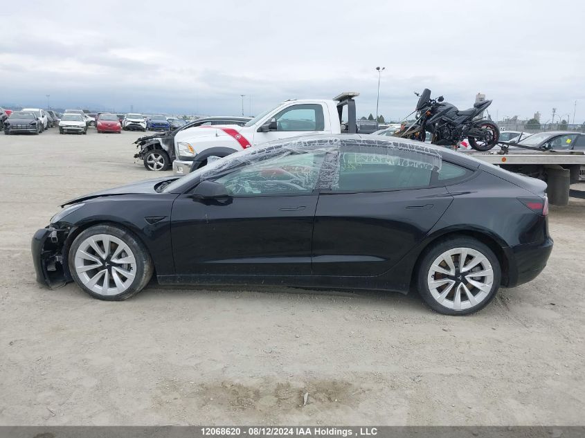 2022 Tesla Model 3 VIN: 5YJ3E1EB8NF295131 Lot: 12068620