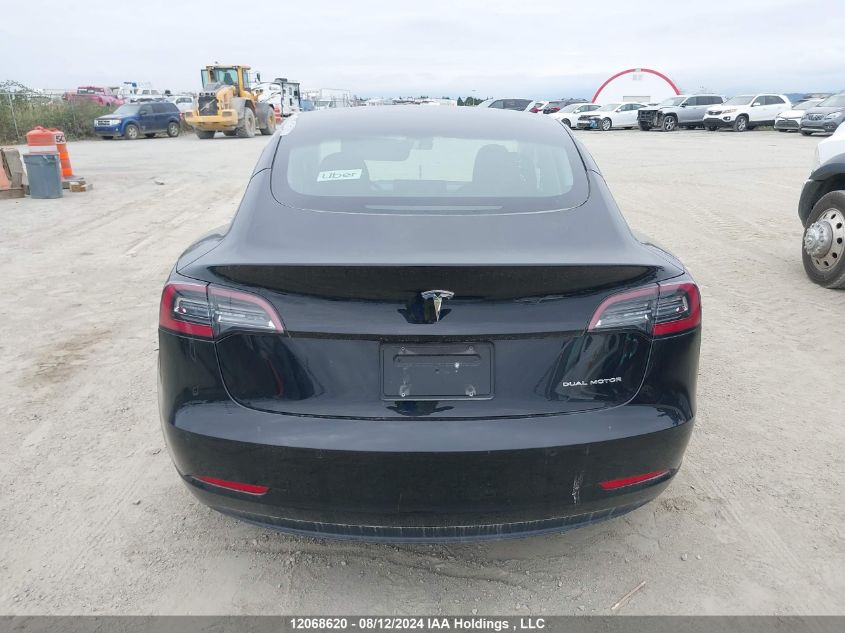 2022 Tesla Model 3 VIN: 5YJ3E1EB8NF295131 Lot: 12068620