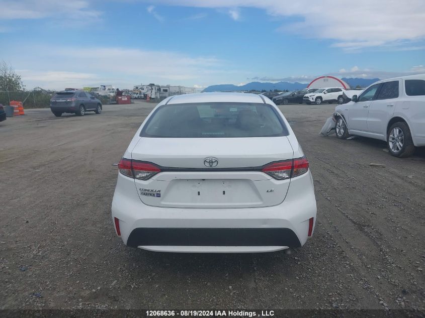 2022 Toyota Corolla Le VIN: 5YFBPMBE9NP358232 Lot: 12068636