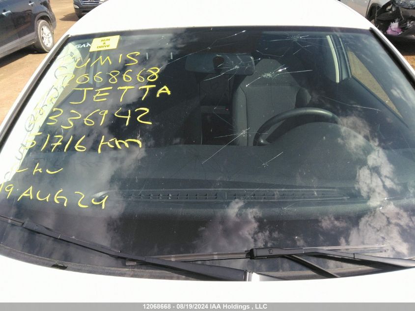 2016 Volkswagen Jetta Sedan VIN: 3VW167AJXGM336942 Lot: 12068668