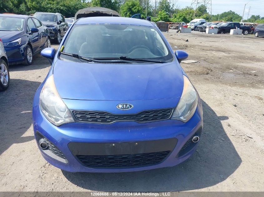 2012 Kia Rio VIN: KNADM5A36C6735575 Lot: 12068688