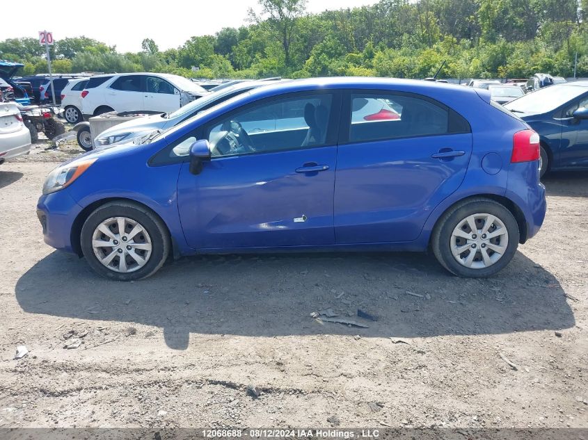 2012 Kia Rio VIN: KNADM5A36C6735575 Lot: 12068688