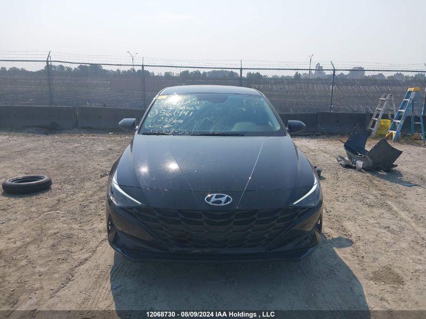 2023 Hyundai Elantra Sel VIN: KMHLM4AG1PU561441 Lot: 12068730