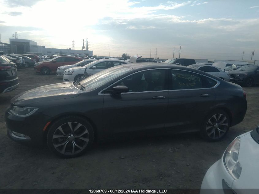 2015 Chrysler 200 C VIN: 1C3CCCEG4FN644144 Lot: 12068769