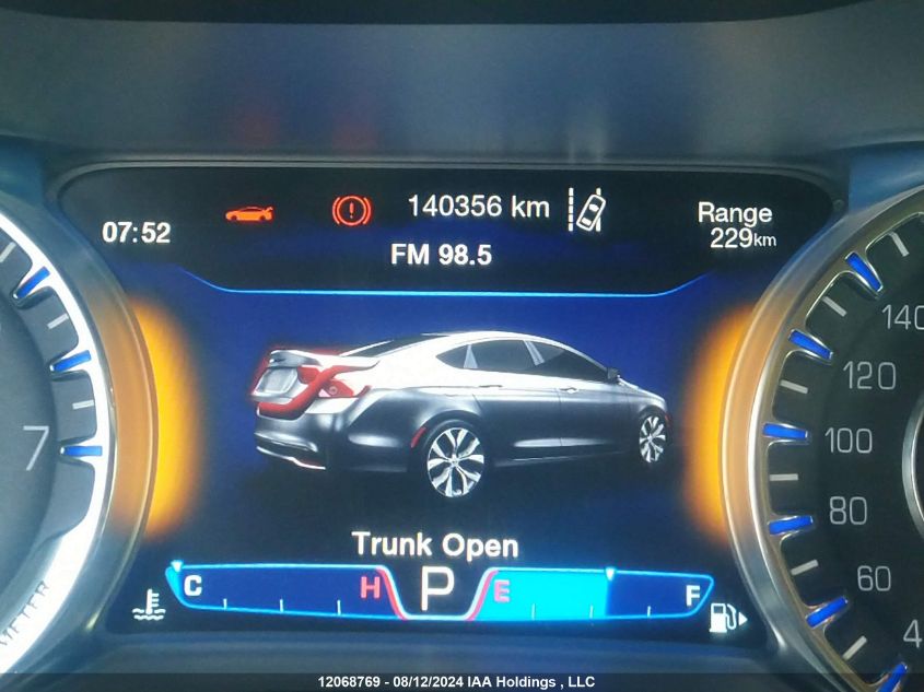 2015 Chrysler 200 C VIN: 1C3CCCEG4FN644144 Lot: 12068769