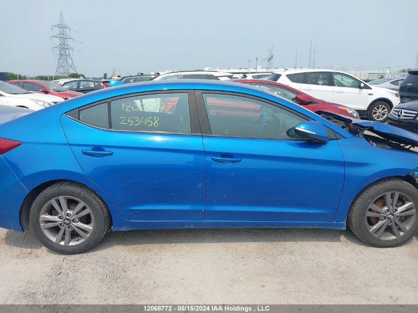 2017 Hyundai Elantra VIN: KMHD84LF3HU253458 Lot: 12068772