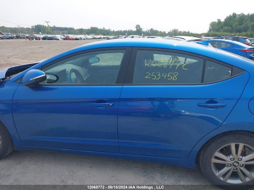 2017 Hyundai Elantra VIN: KMHD84LF3HU253458 Lot: 12068772
