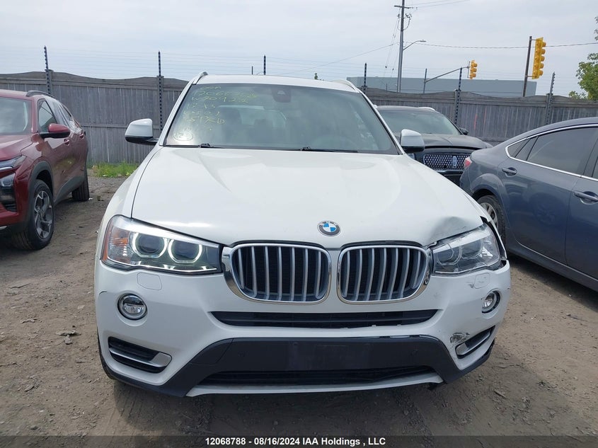 2017 BMW X3 VIN: 5UXWX9C34H0W70922 Lot: 12068788
