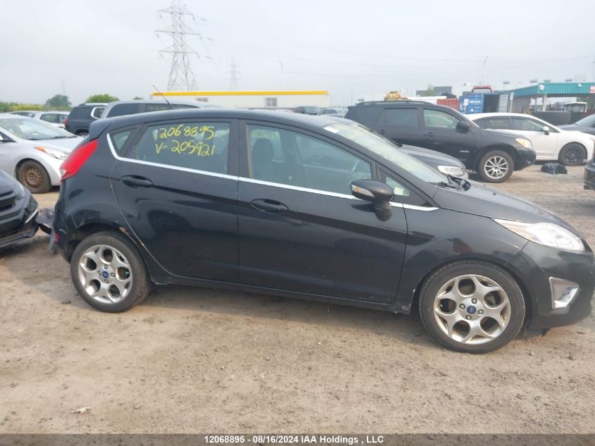 2013 Ford Fiesta Titanium VIN: 3FADP4FJ8DM205921 Lot: 12068895