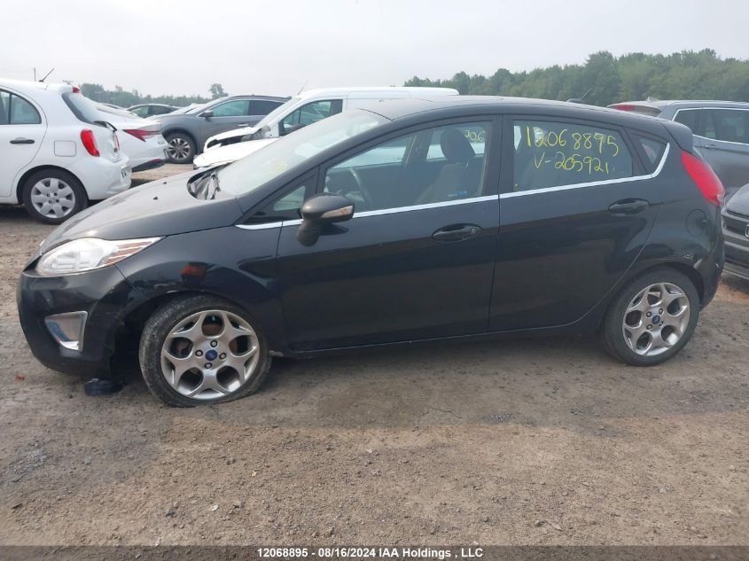 2013 Ford Fiesta Titanium VIN: 3FADP4FJ8DM205921 Lot: 12068895