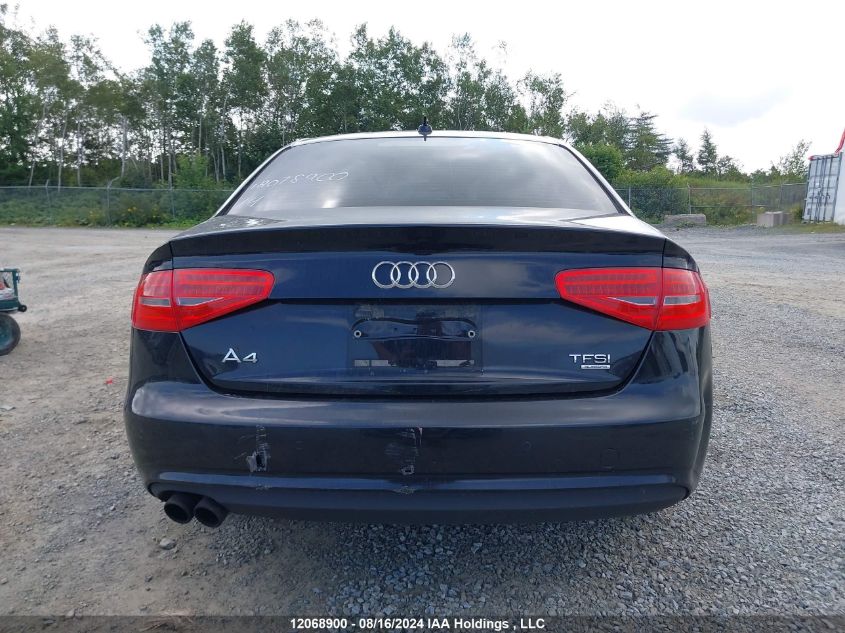 2014 Audi A4 Premium Plus VIN: WAUFFCFL3EN028281 Lot: 12068900