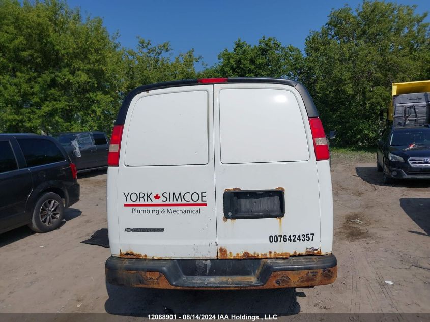 2013 Chevrolet Express VIN: 1GCWGFCA0D1117106 Lot: 12068901