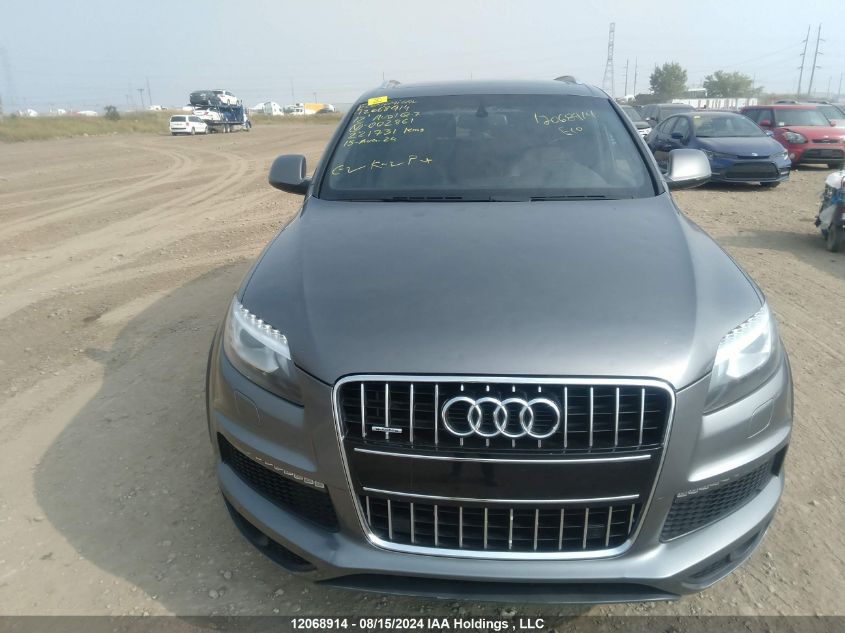 2012 Audi Q7 VIN: WA1DGCFE4CD002861 Lot: 12068914