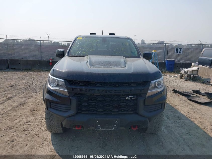 2021 Chevrolet Colorado Zr2 VIN: 1GCPTEE11M1128655 Lot: 12068934