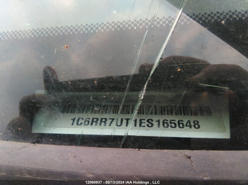 2014 Ram 1500 Sport VIN: 1C6RR7UT1ES165648 Lot: 12068937