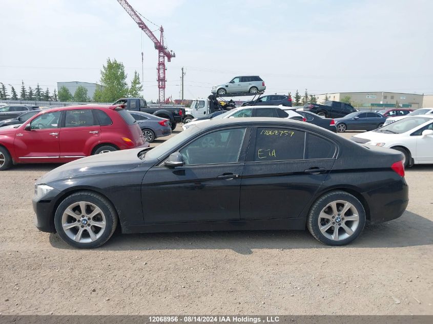 2013 BMW 3 Series VIN: WBA3C3C59DF982060 Lot: 12068956