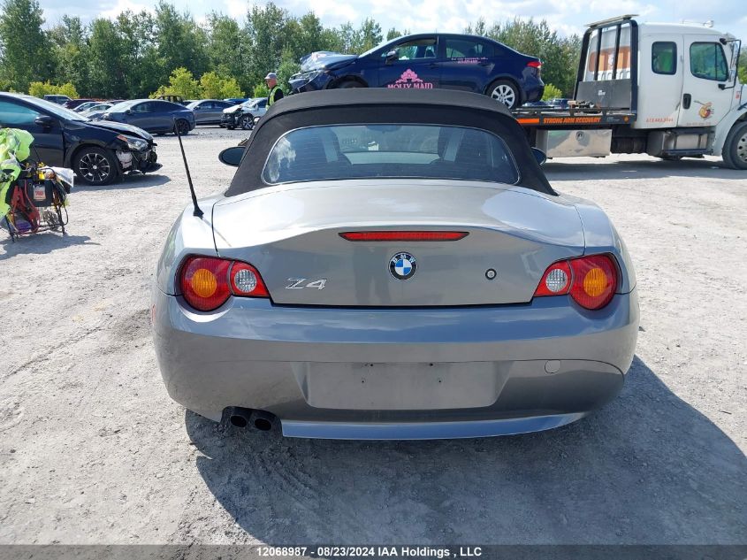 2004 BMW Z4 VIN: 4USBT33574LS51749 Lot: 12068987