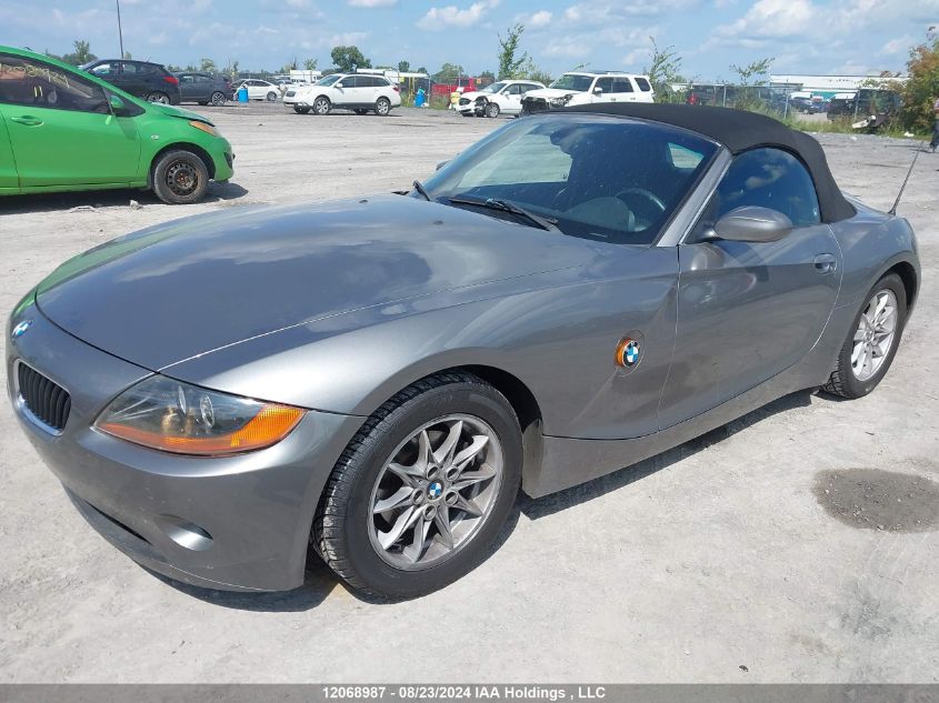 2004 BMW Z4 VIN: 4USBT33574LS51749 Lot: 12068987