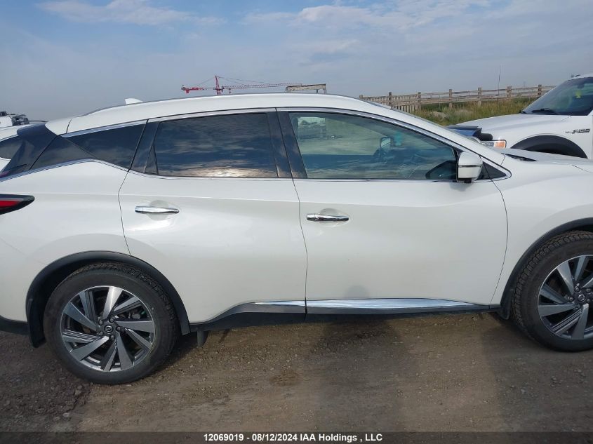 2019 Nissan Murano S/Sl/Sv/Platinum VIN: 5N1AZ2MS1KN155837 Lot: 12069019