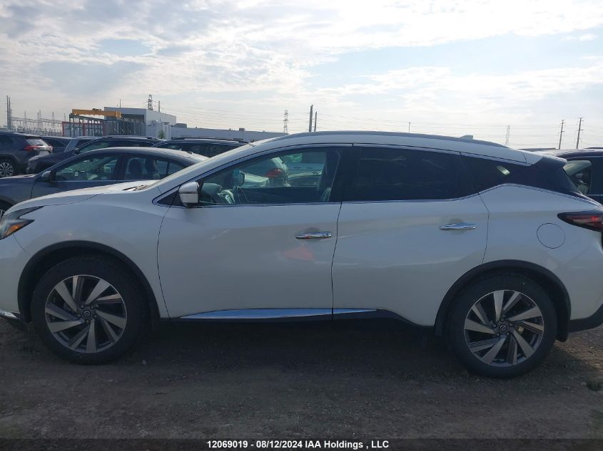 2019 Nissan Murano S/Sl/Sv/Platinum VIN: 5N1AZ2MS1KN155837 Lot: 12069019