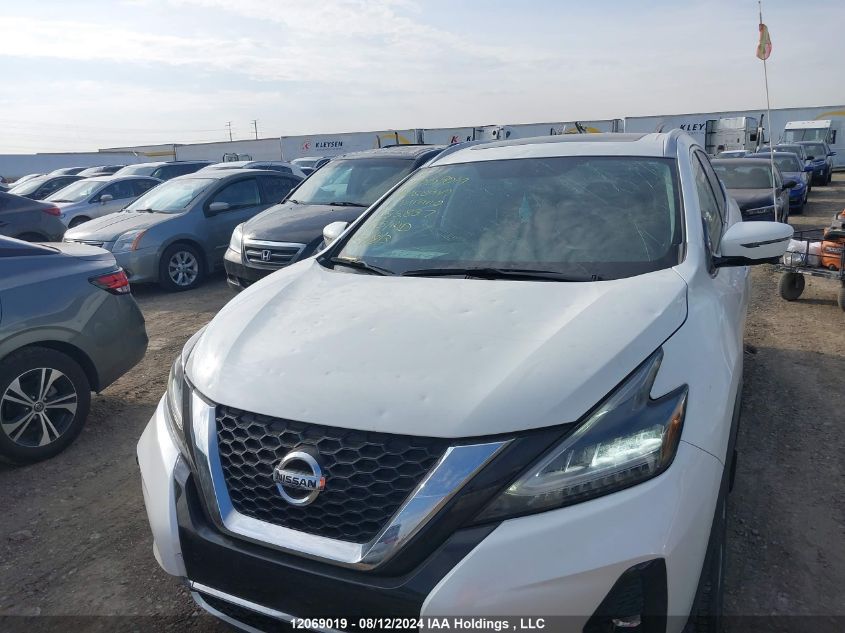 2019 Nissan Murano S/Sl/Sv/Platinum VIN: 5N1AZ2MS1KN155837 Lot: 12069019