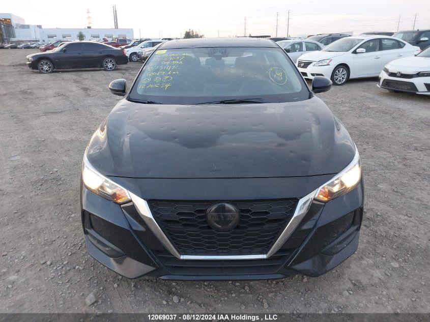 2022 Nissan Sentra VIN: 3N1AB8CV4NY231472 Lot: 12069037