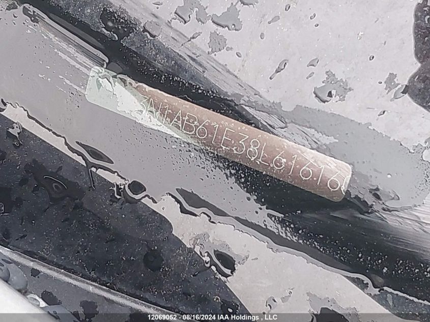 2008 Nissan Sentra 2.0/2.0S/2.0Sl VIN: 3N1AB61E38L616160 Lot: 12069052