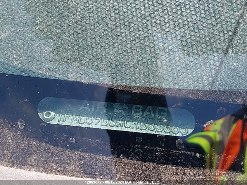 2012 Ford Escape Xlt VIN: 1FMCU9DGXCKB35665 Lot: 12069072