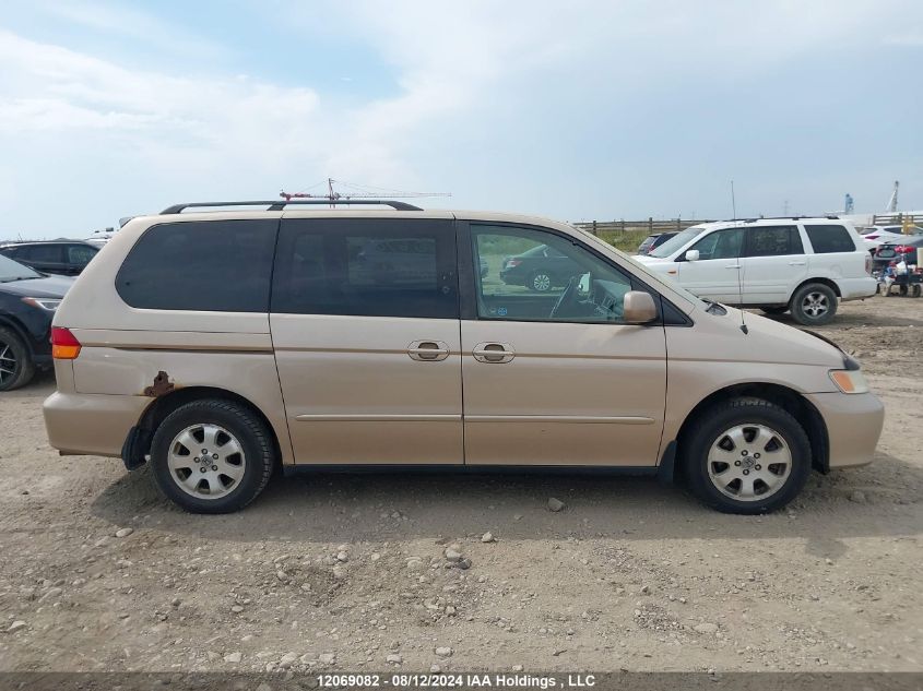 2002 Honda Odyssey VIN: 2HKRL18992H000785 Lot: 12069082