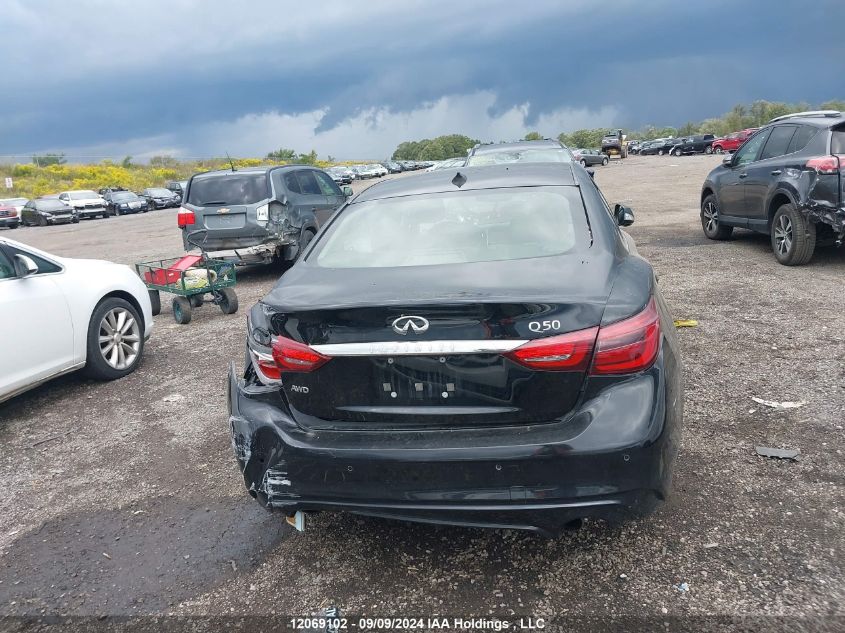 2019 Infiniti Q50 VIN: JN1EV7ARXKM556618 Lot: 12069102