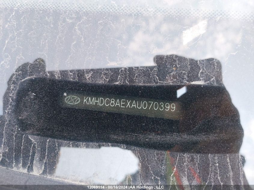 2010 Hyundai Elantra Touring Gls VIN: KMHDC8AEXAU070399 Lot: 12069114