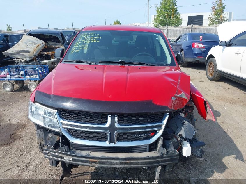 2016 Dodge Journey Cvp/Se Plus VIN: 3C4PDCAB0GT187922 Lot: 12069119