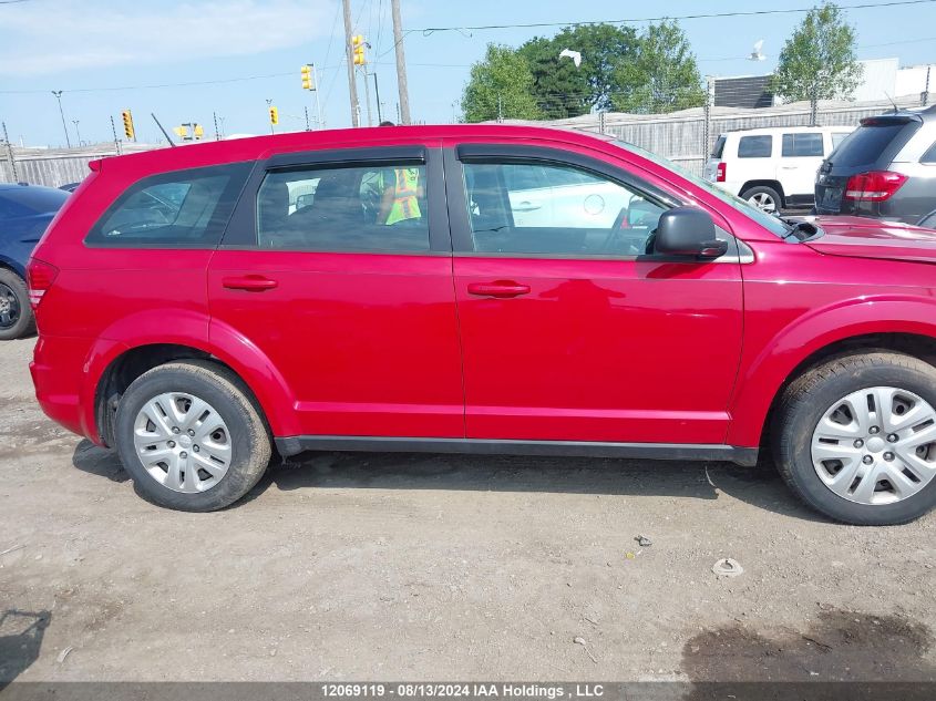 2016 Dodge Journey Cvp/Se Plus VIN: 3C4PDCAB0GT187922 Lot: 12069119