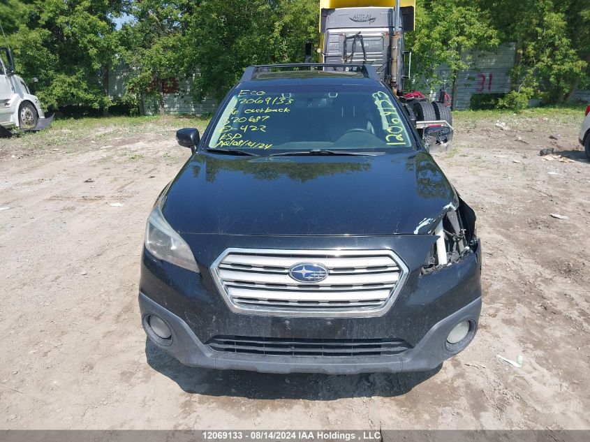 2016 Subaru Outback VIN: 4S4BSCNC2G3202687 Lot: 12069133