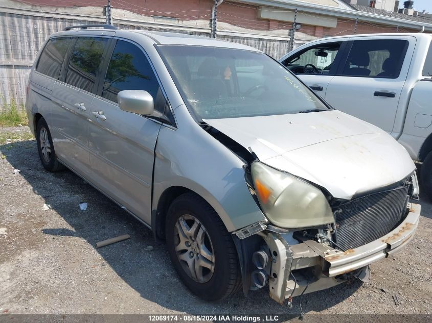 2005 Honda Odyssey Touring VIN: 5FNRL388X5B508091 Lot: 12069174