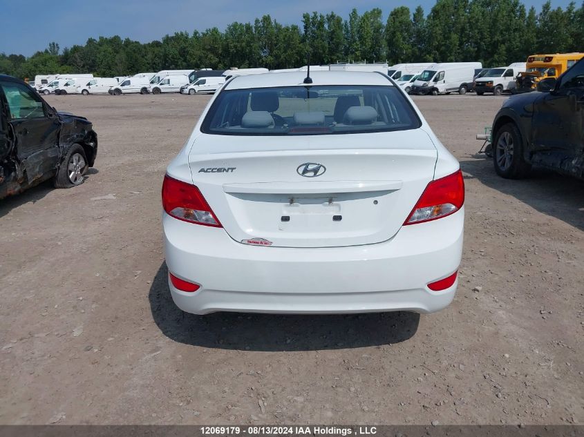 2016 Hyundai Accent Se VIN: KMHCT4AE2GU066652 Lot: 12069179