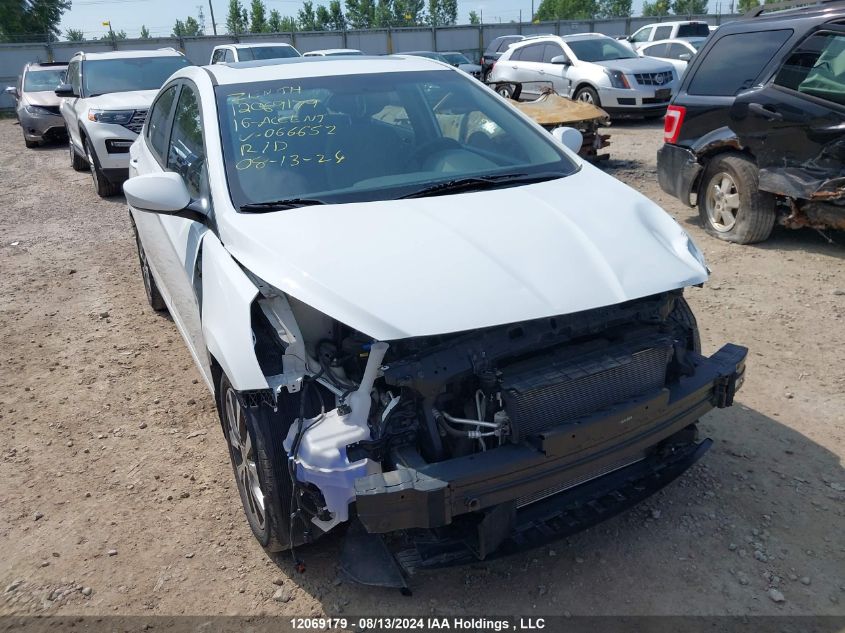 2016 Hyundai Accent Se VIN: KMHCT4AE2GU066652 Lot: 12069179