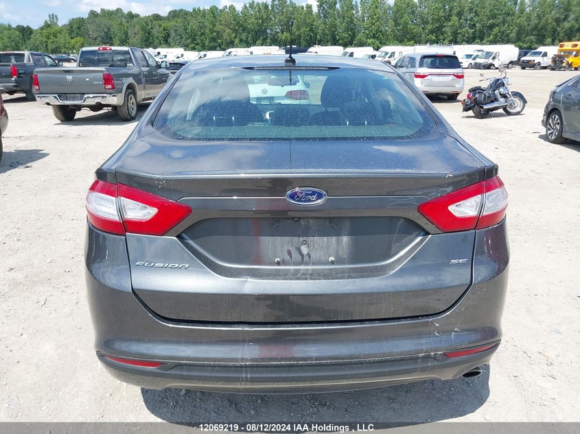 2016 Ford Fusion Se VIN: 3FA6P0H75GR371839 Lot: 12069219