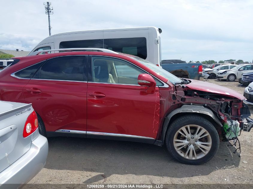 2011 Lexus Rx 450 VIN: JTJBC1BA4B2423485 Lot: 12069259
