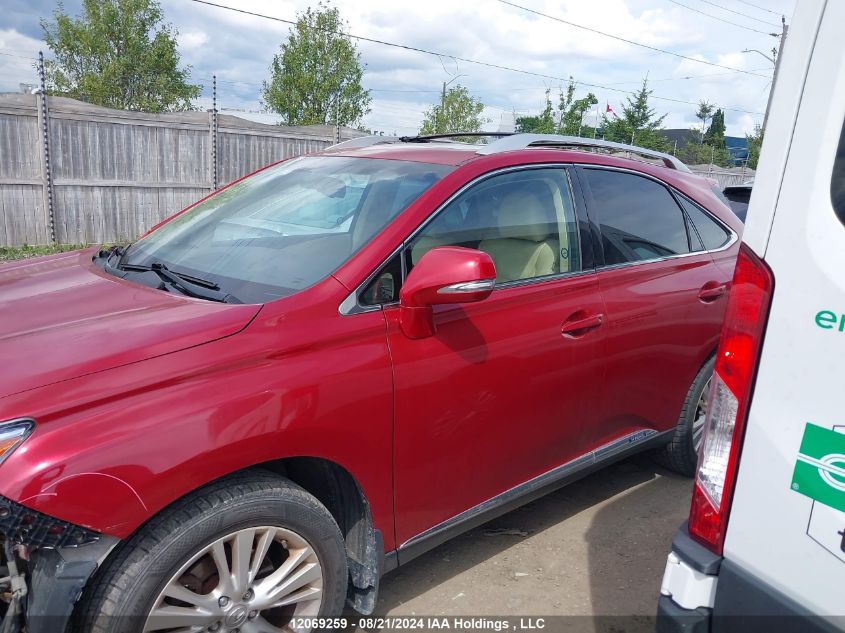 2011 Lexus Rx 450 VIN: JTJBC1BA4B2423485 Lot: 12069259