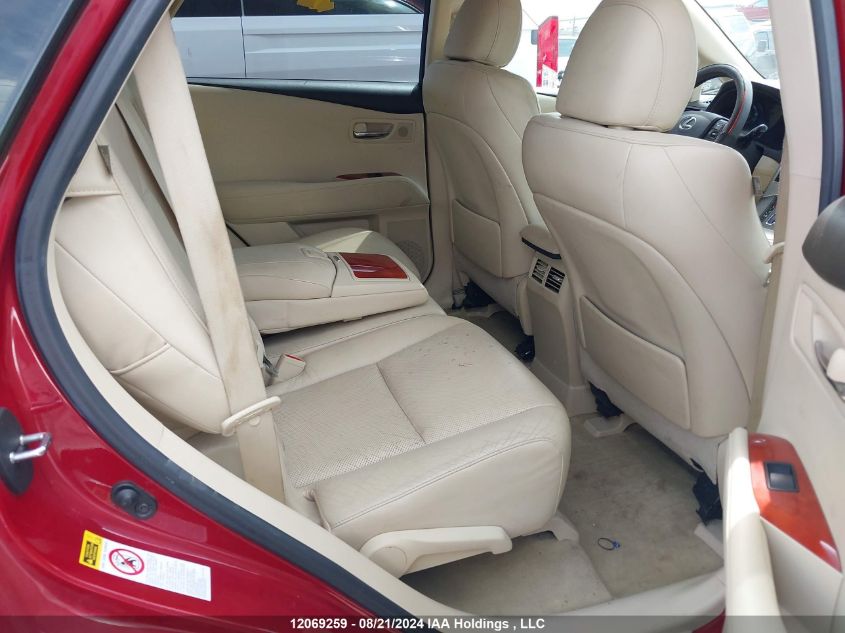 2011 Lexus Rx 450 VIN: JTJBC1BA4B2423485 Lot: 12069259