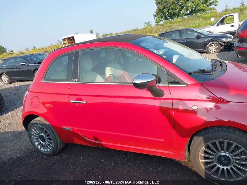 2014 Fiat 500C Lounge VIN: 3C3CFFER3ET225811 Lot: 12069325