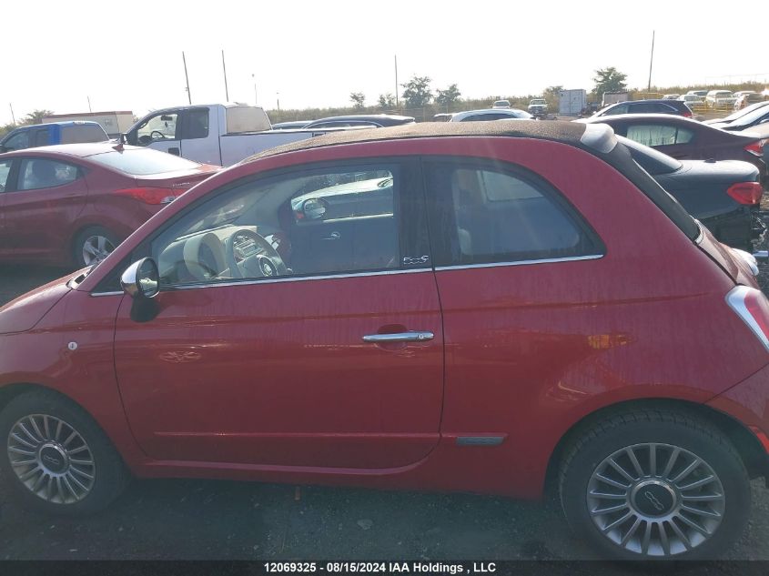 2014 Fiat 500C Lounge VIN: 3C3CFFER3ET225811 Lot: 12069325