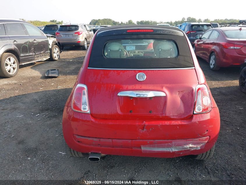 2014 Fiat 500C Lounge VIN: 3C3CFFER3ET225811 Lot: 12069325