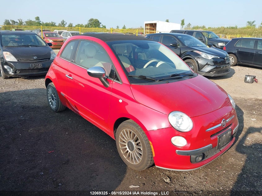 2014 Fiat 500C Lounge VIN: 3C3CFFER3ET225811 Lot: 12069325