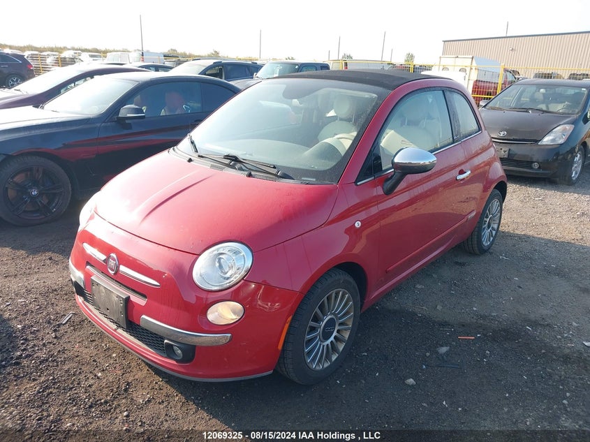 2014 Fiat 500C Lounge VIN: 3C3CFFER3ET225811 Lot: 12069325