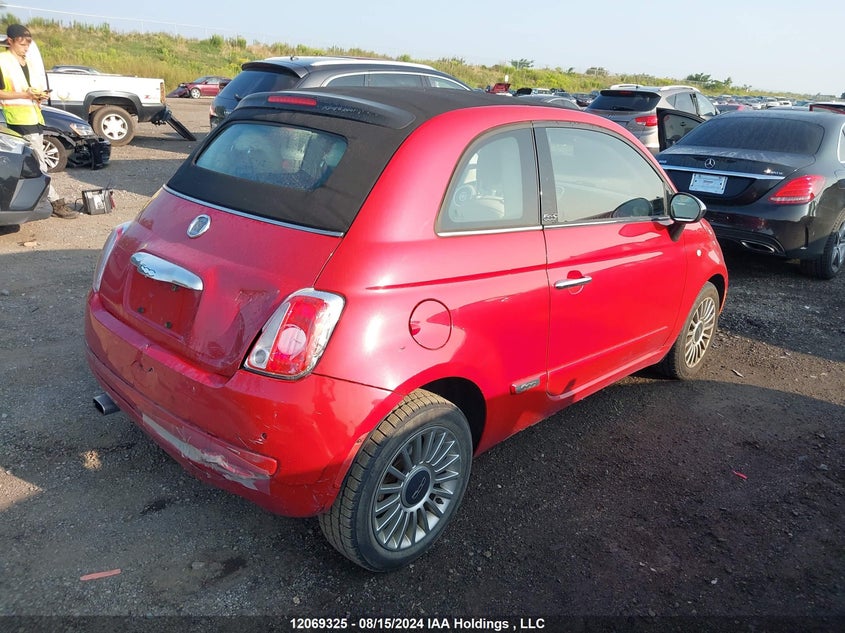 2014 Fiat 500C Lounge VIN: 3C3CFFER3ET225811 Lot: 12069325